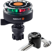Navisafe Navilight 2NM Tricolor w/Navimount Base Rail Mount - Black [340KIT] - Navigation Lights