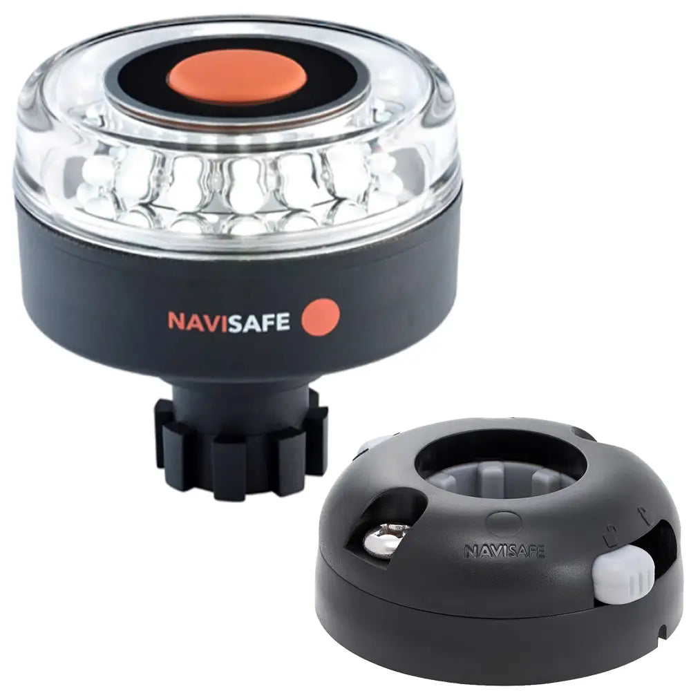 Navisafe Navilight 360 2NM w/Navibolt Base Horizontal Mount - Black [042KIT7] - Navigation Lights