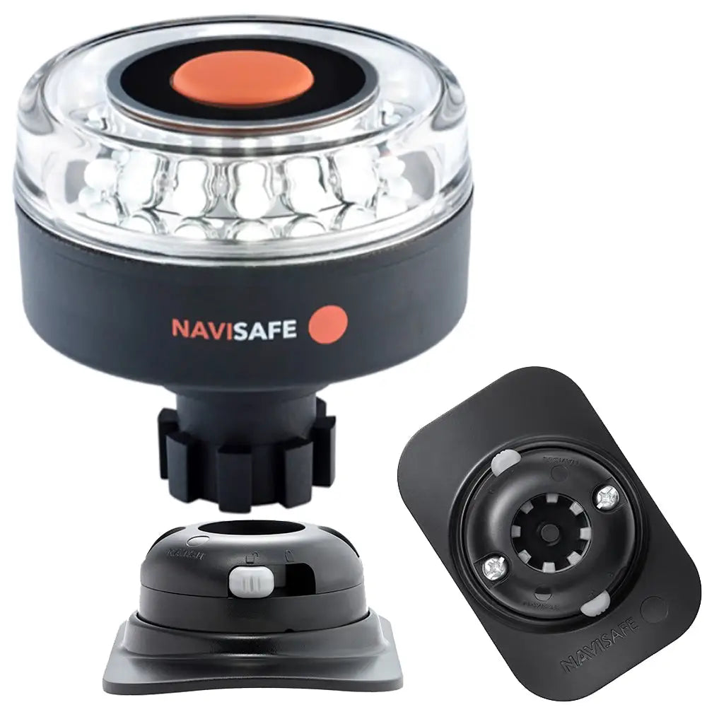 Navisafe Navilight 360 2NM w/Navibolt Base RIB Mount - Black [042KIT2] - Navigation Lights