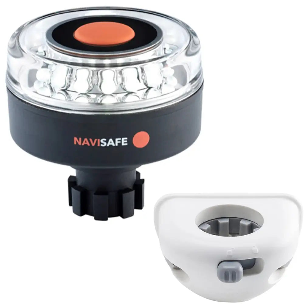 Navisafe Navilight 360 2NM w/Navibolt Base Vertical Mount - White [042KIT6] - Navigation Lights