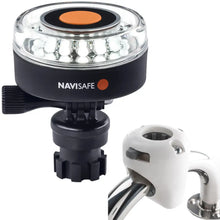 Navisafe Navilight 360 2NM White w/Navimount Base Rail Mount - White [040KIT3] - Navigation Lights