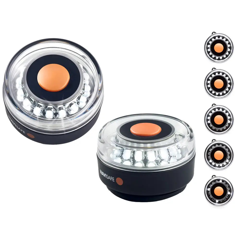 Navisafe Navilight All-White 5 Mode 360 2NM w/Magnet Base [001-1] - Navigation Lights