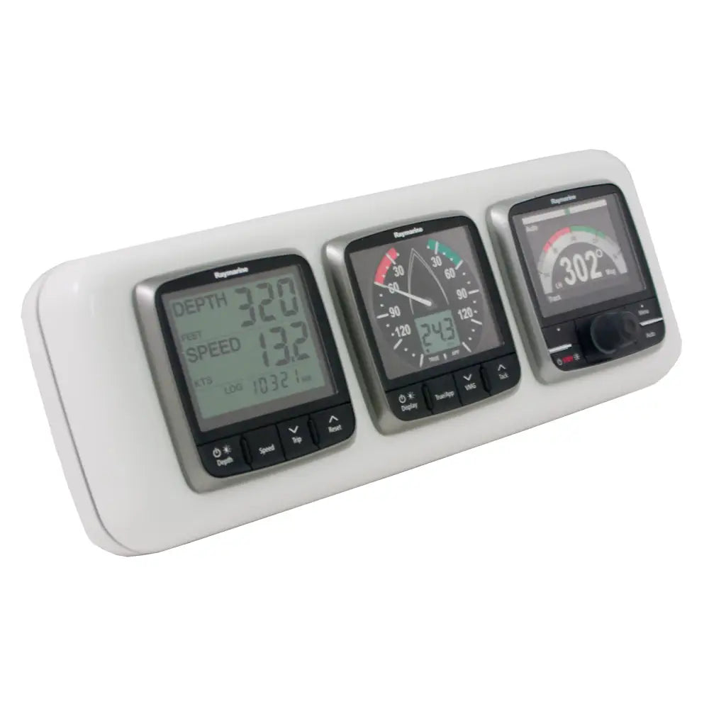 NavPod GP1301 InstrumentPod Precut w/3-3.6’’ Holes f/9.5’’ Guard [GP1301] - Display Mounts
