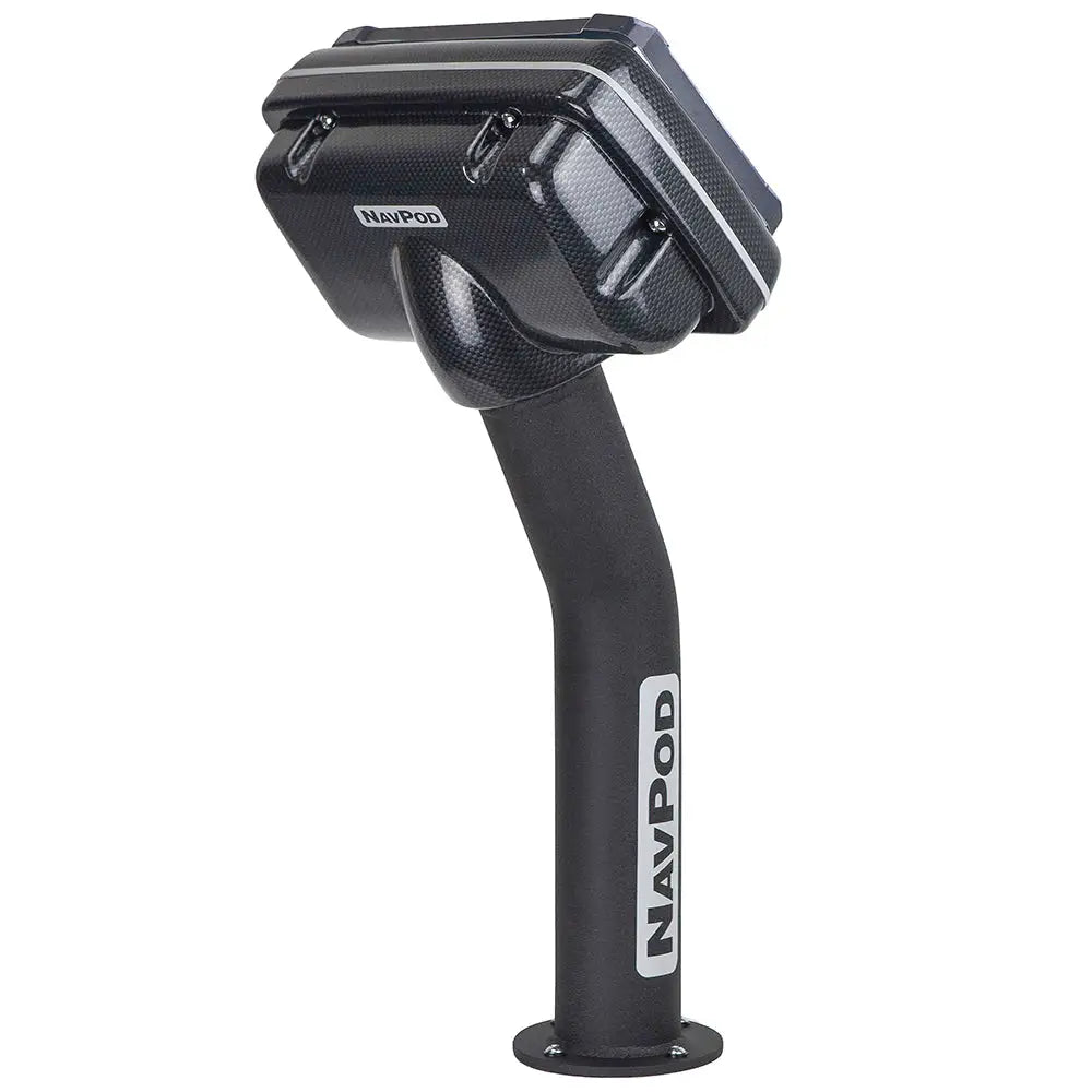 NavPod PED5100-01 PedestalPod Pre-Cut f/Humminbird HELIX 10 HELIX 9 Series - Carbon Black [PED5100-01-C] - Display