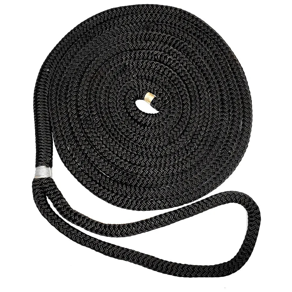 New England Ropes 3/4’’ Double Braid Dock Line - Black - 25 [C5054-24-00025] - Dock Line