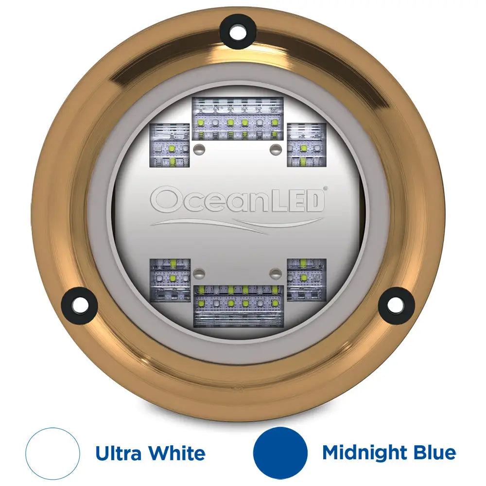 OceanLED Sport S3124s Underwater LED Light - Ultra White/Midnight Blue [012103BW] - Underwater Lighting