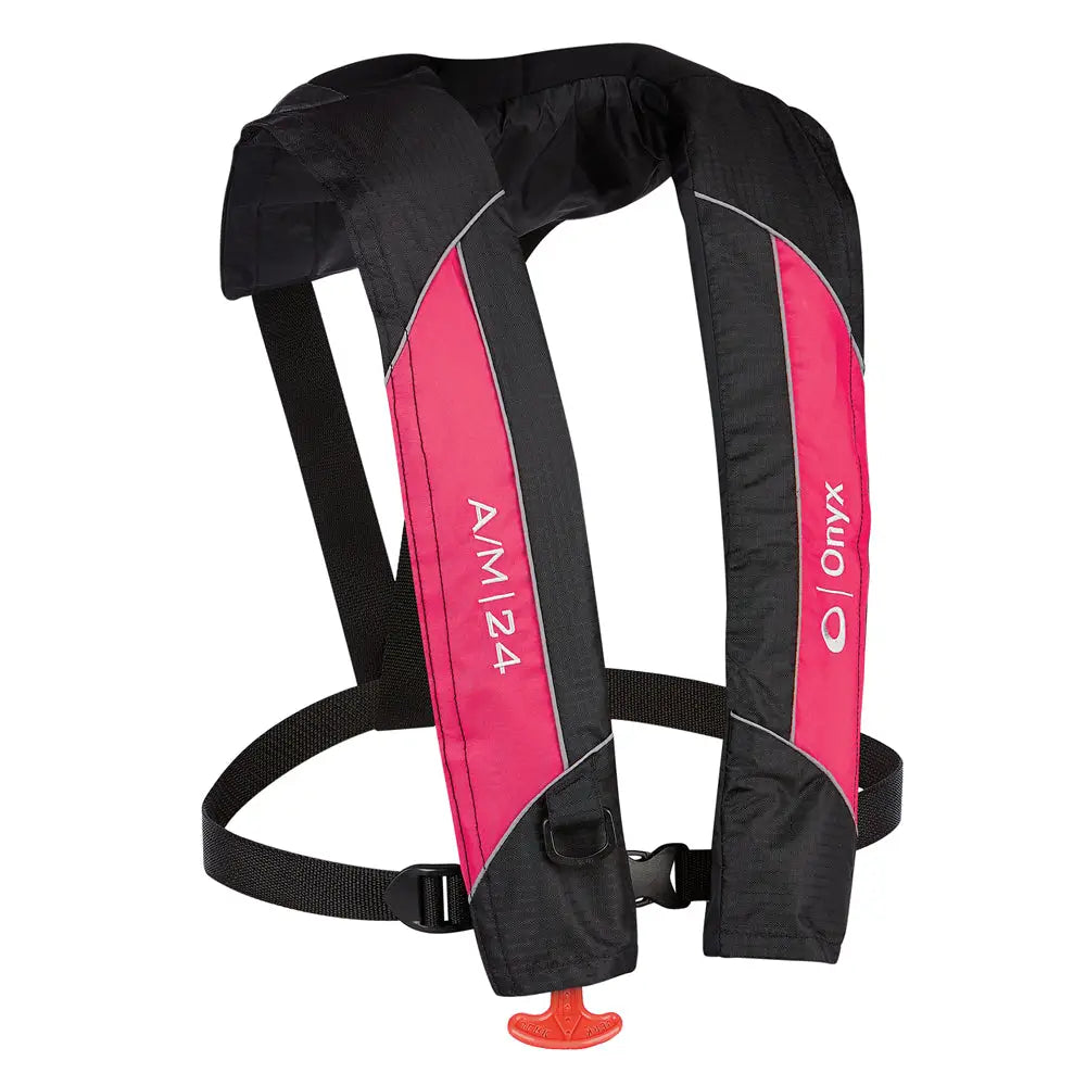 Onyx A/M-24 Automatic/Manual Inflatable PFD Life Jacket - Pink [132000-105-004-14] - Life Vests
