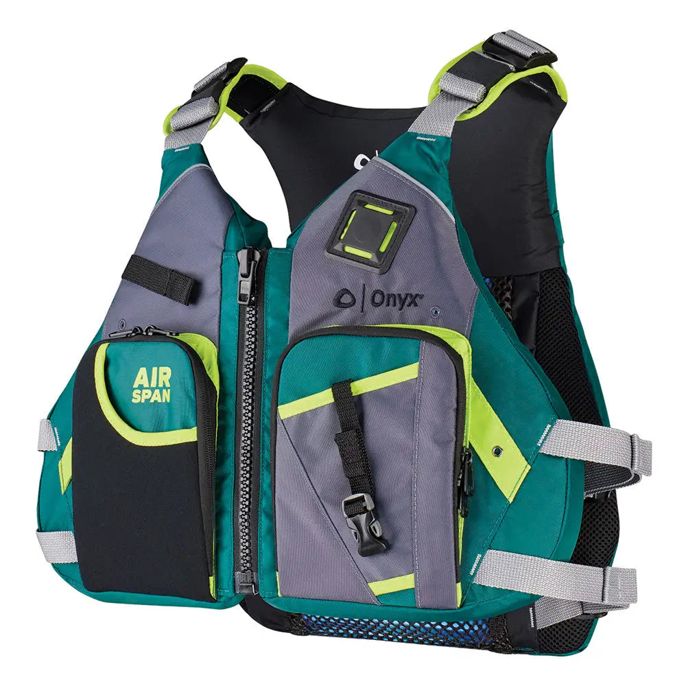 Onyx Airspan Angler Life Jacket - M/L - Green [123200-400-040-23] - Life Vests