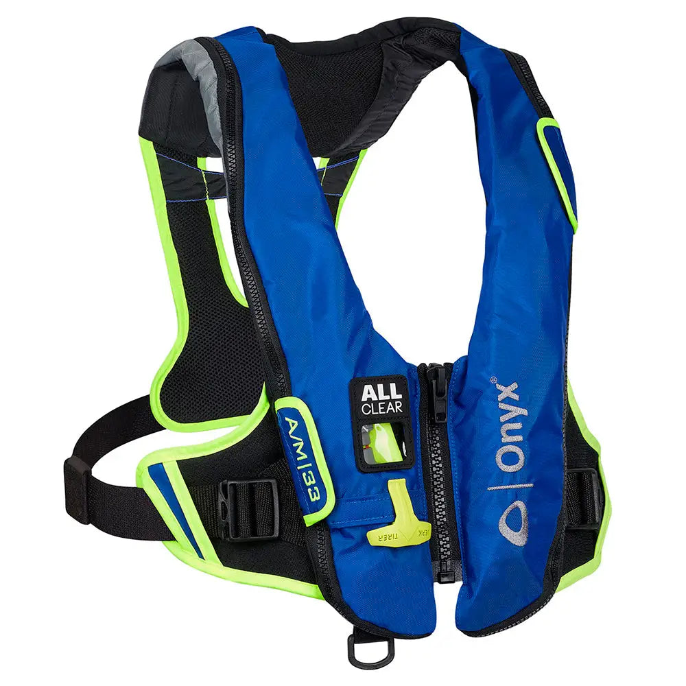 Onyx Impulse A/M-33 All Clear Auto/Manual Inflatable Life Jacket - Blue [132800-500-004-21] - Personal Flotation Devices