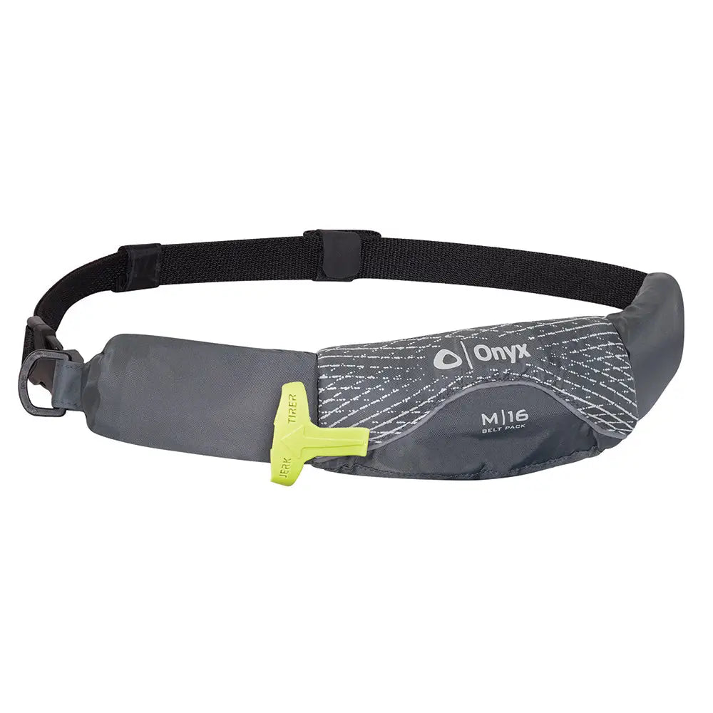Onyx M-16 Manual Inflatable Belt Pack (PFD) - Grey [130900-701-004-19] - Personal Flotation Devices