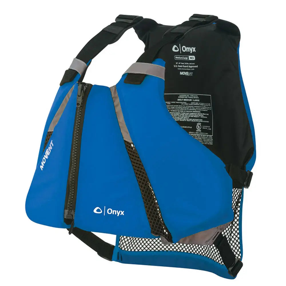Onyx MoveVent Curve Paddle Sports Life Vest - XS/S - Blue [122000-500-020-16] - Life Vests