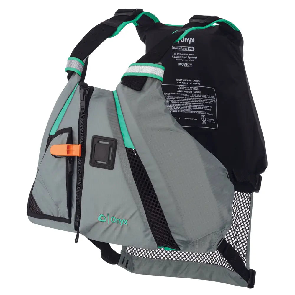 Onyx MoveVent Dynamic Paddle Sports Life Vest - XS/SM - Aqua [122200-505-020-15] - Life Vests
