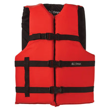 Onyx Nylon General Purpose Life Jacket - Adult Oversize - Red [103000-100-005-12] - Personal Flotation Devices