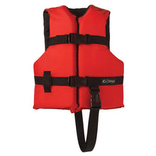 Onyx Nylon General Purpose Life Jacket - Child 30-50lbs - Red [103000-100-001-12] - Personal Flotation Devices