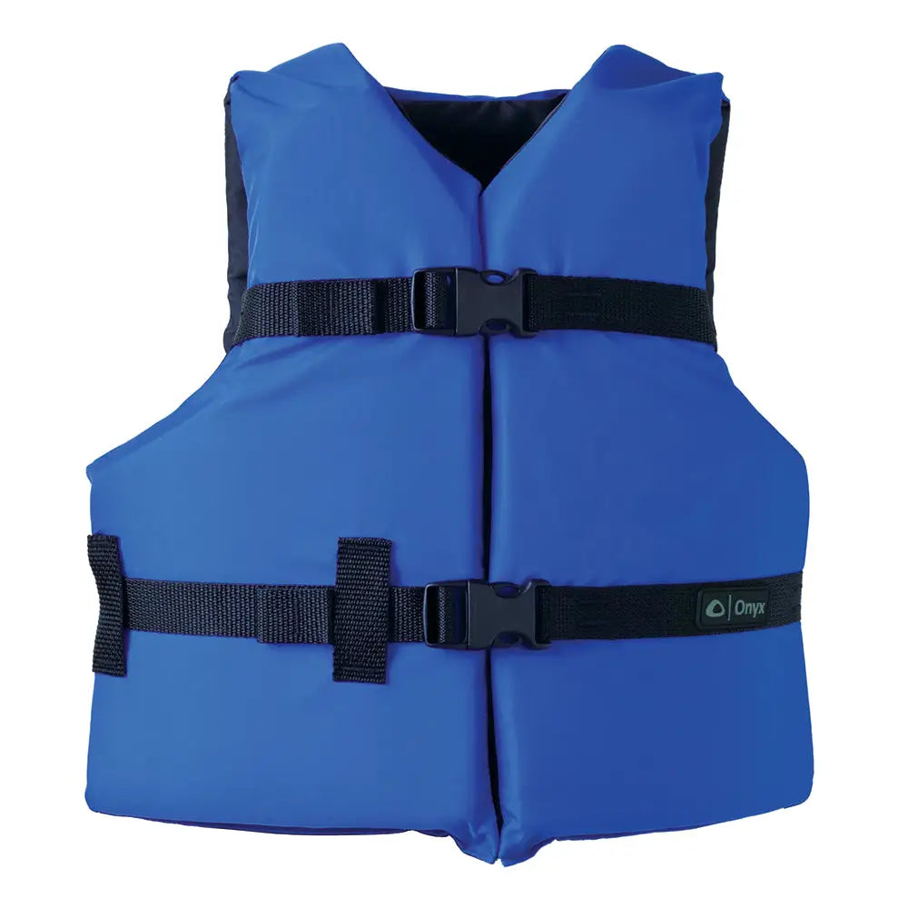 Onyx Nylon General Purpose Life Jacket - Youth 50-90lbs - Blue [103000-500-002-12] - Personal Flotation Devices