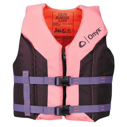 Onyx Shoal All Adventure Youth Life Jacket - Pink [121000-105-002-26] - Personal Flotation Devices