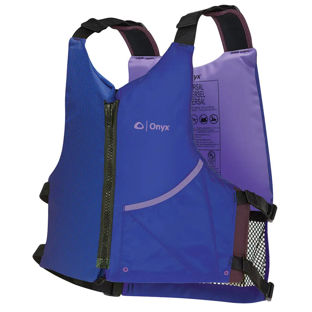 Onyx Universal Paddle PFD Life Jacket - Adult - Blue/Purple [121900-600-004-24] - Life Vests