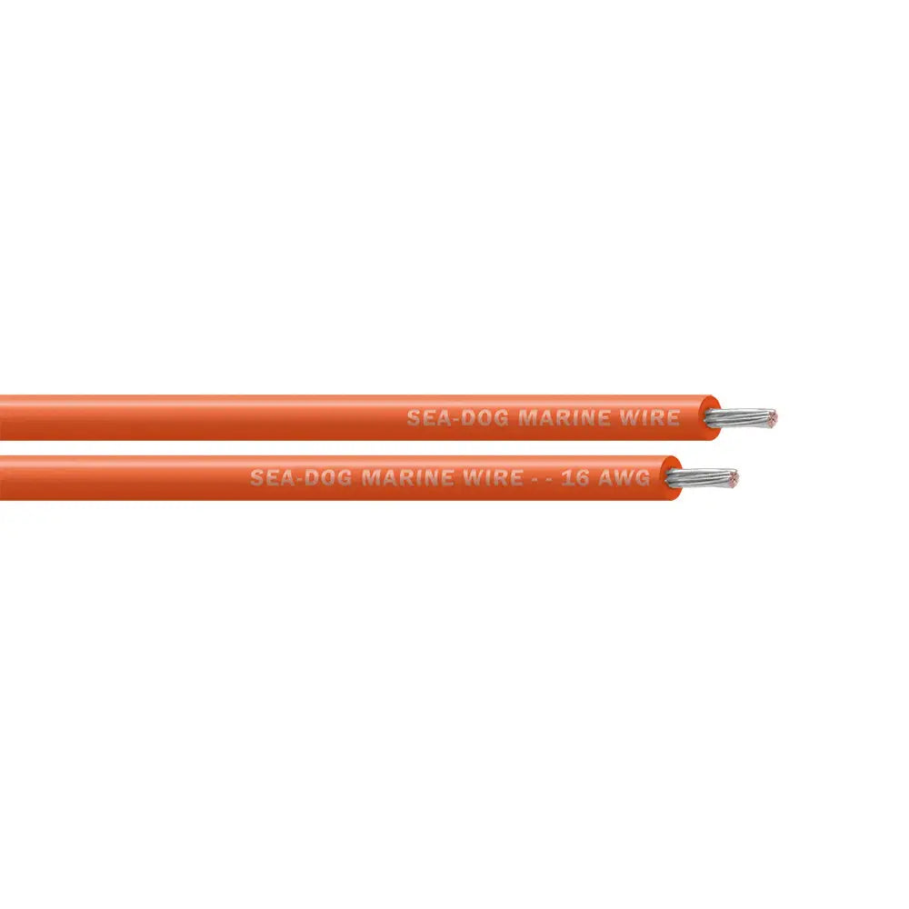 Sea-Dog 16 AWG Orange Primary Wire - 100’ [8016082] - Wire