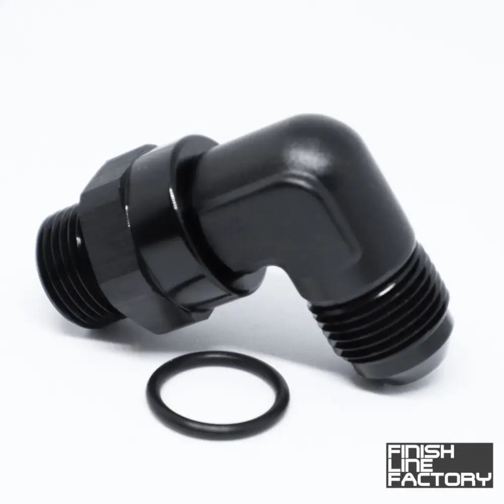 ORB Swivel to AN Adapter - 90 Degree - 06 ORB - 08