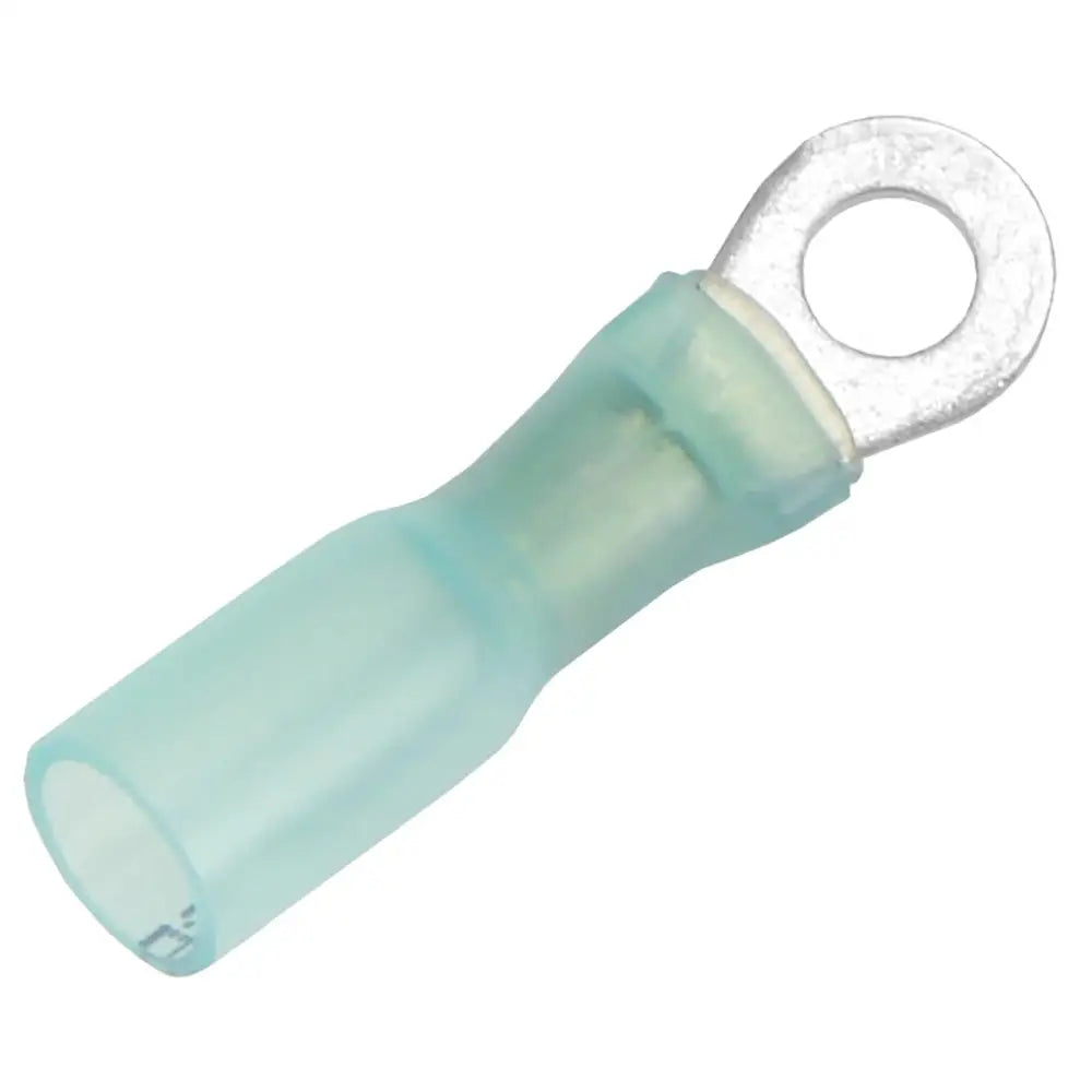 Pacer 16-14 AWG Heat Shrink Ring Terminal - #8 Stud Size - 100 Pack [TE14-8R-100] - Terminals