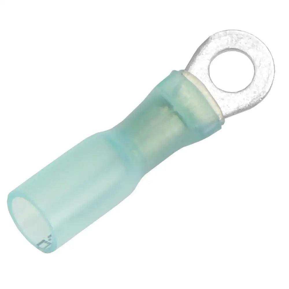 Pacer 16-14 AWG Heat Shrink Ring Terminal - #8 Stud Size - 25 Pack [TE14-8R-25] - Terminals