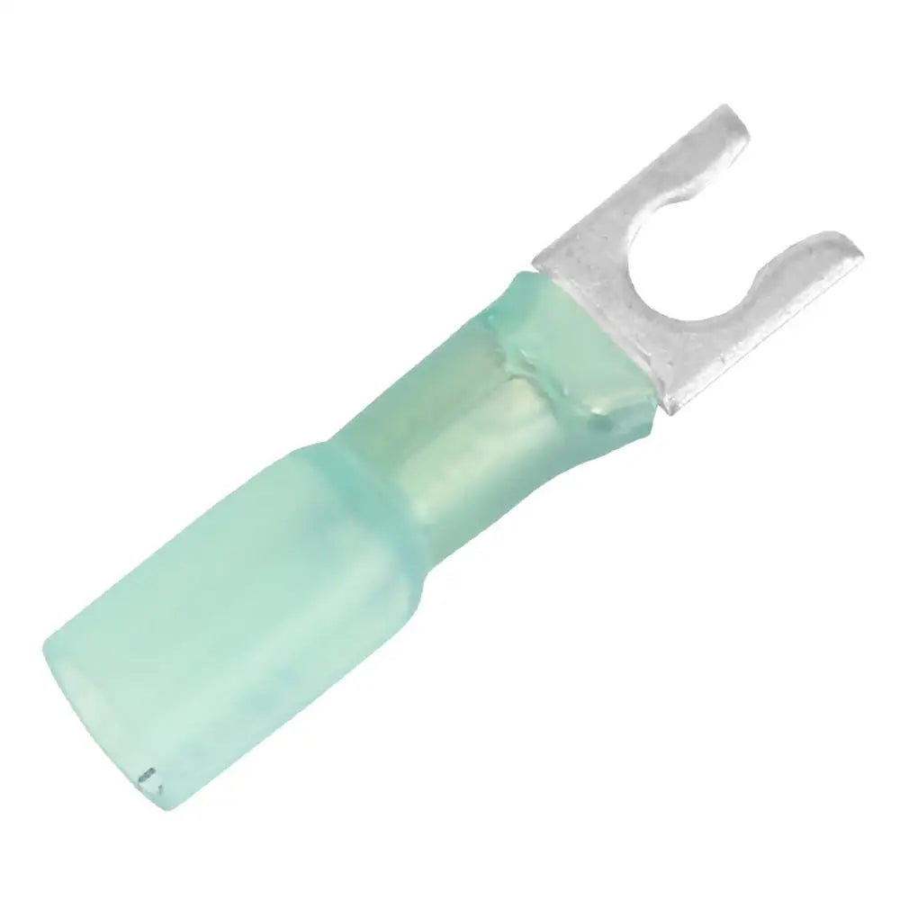 Pacer 16-14 AWG Heat Shrink Spade Terminal - #10 Stud Size - 25 Pack [TE14-10SLF-25] - Terminals