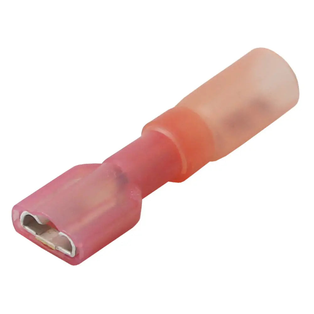 Pacer 22-18 AWG Heat Shrink Female Disconnect - 25 Pack [TDE18-250FI-25] - Terminals