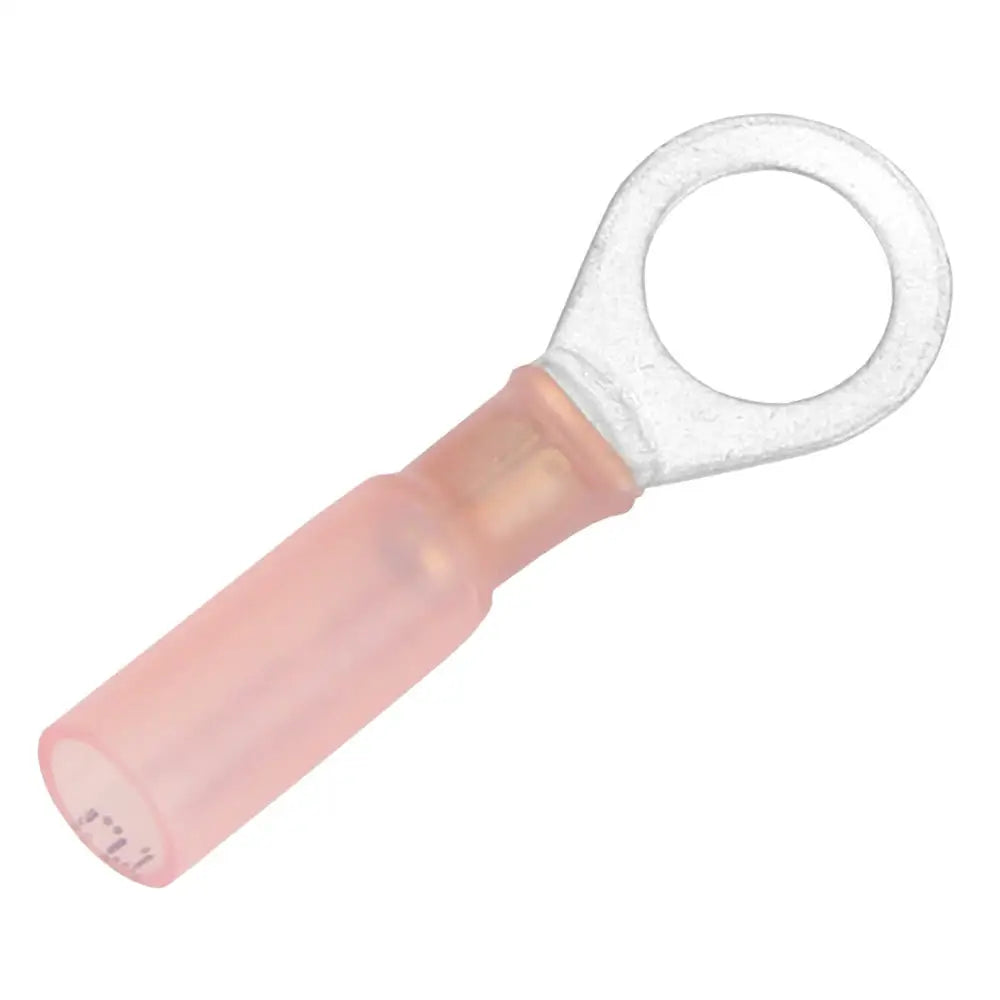 Pacer 22-18 AWG Heat Shrink Ring Terminal - 5/16’’ Stud Size - 100 Pack [TE18-56R-100] - Terminals