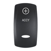 Pacer Actuator - ’ACCY’ f/V Series Contura Switches - Black - Laser Etched (Top/Bottom Light) [EV2LE-ACC] - Switches &