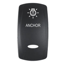Pacer Actuator - ’ANCHOR’ f/V Series Contura Switches - Black - Laser Etched (Top/Bottom Light) [EV2LE-ANC] - Switches