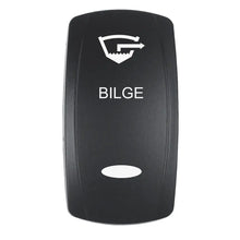 Pacer Actuator - ’BILGE’ f/V Series Contura Switches - Black - Laser Etched (Top/Bottom Light) [EV2LE-BLG] - Switches &
