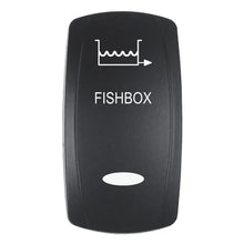 Pacer Actuator - ’FISHBOX’ f/V Series Contura Switches - Black - Laser Etched (Top/Bottom Light) [EV2LE-FBX] - Switches