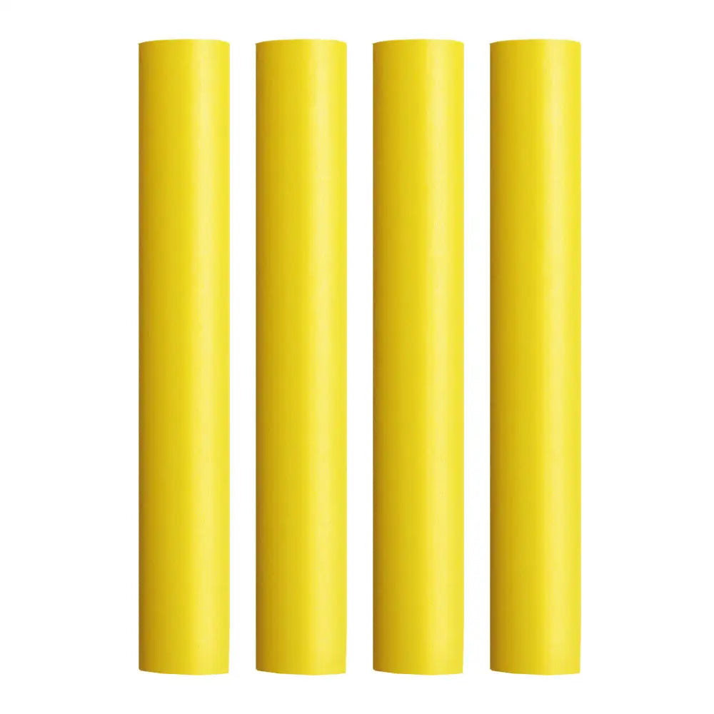 Pacer Battery Cable Heat Shrink Tubing - 3/4’’ x 12’’ - Yellow (4-Pieces) [BEHS3/4-12YL-4] - Wire Management