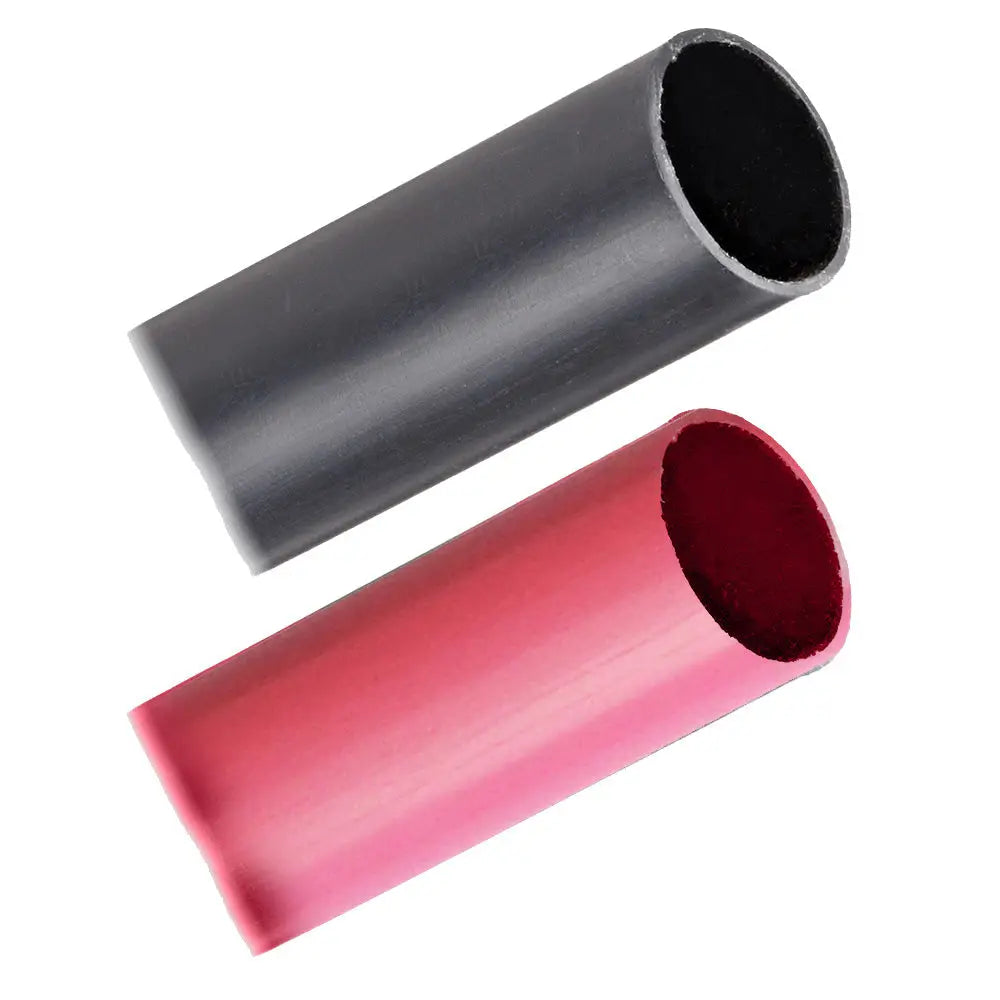 Pacer Battery Cable Heavy Wall Heat Shrink Tubing - 1’’ x 3’’ - Black/Red (2-Pieces Combo Pack) [BHW1-3BKRD] - Wire