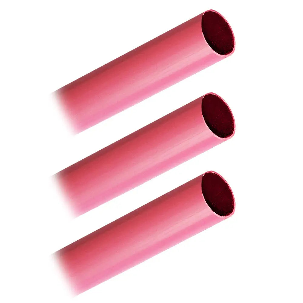 Pacer Battery Cable Heavy Wall Heat Shrink Tubing - 3/4’’ x 12’’ - Red (3-Pieces) [BHW3/4-12RD-3] - Wire Management