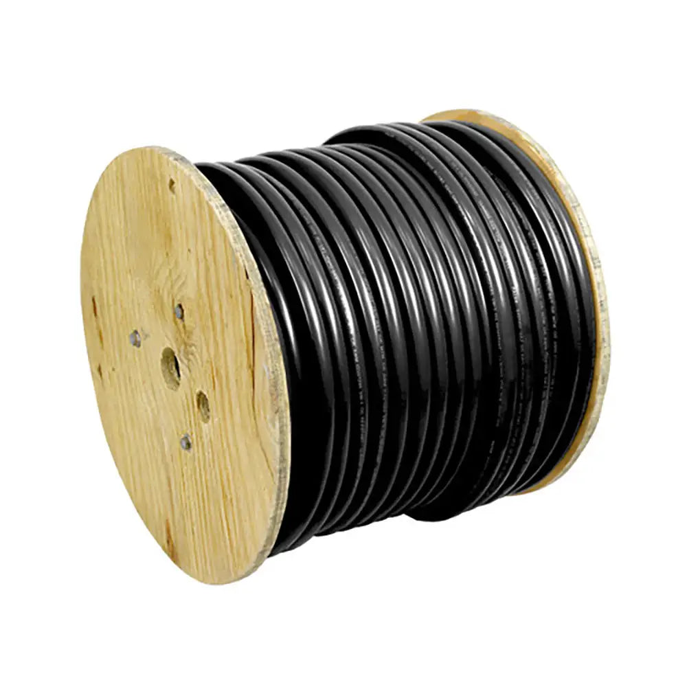 Pacer Black 1/0 AWG Battery Cable - 250’ [WUL1/0BK-250] - Wire