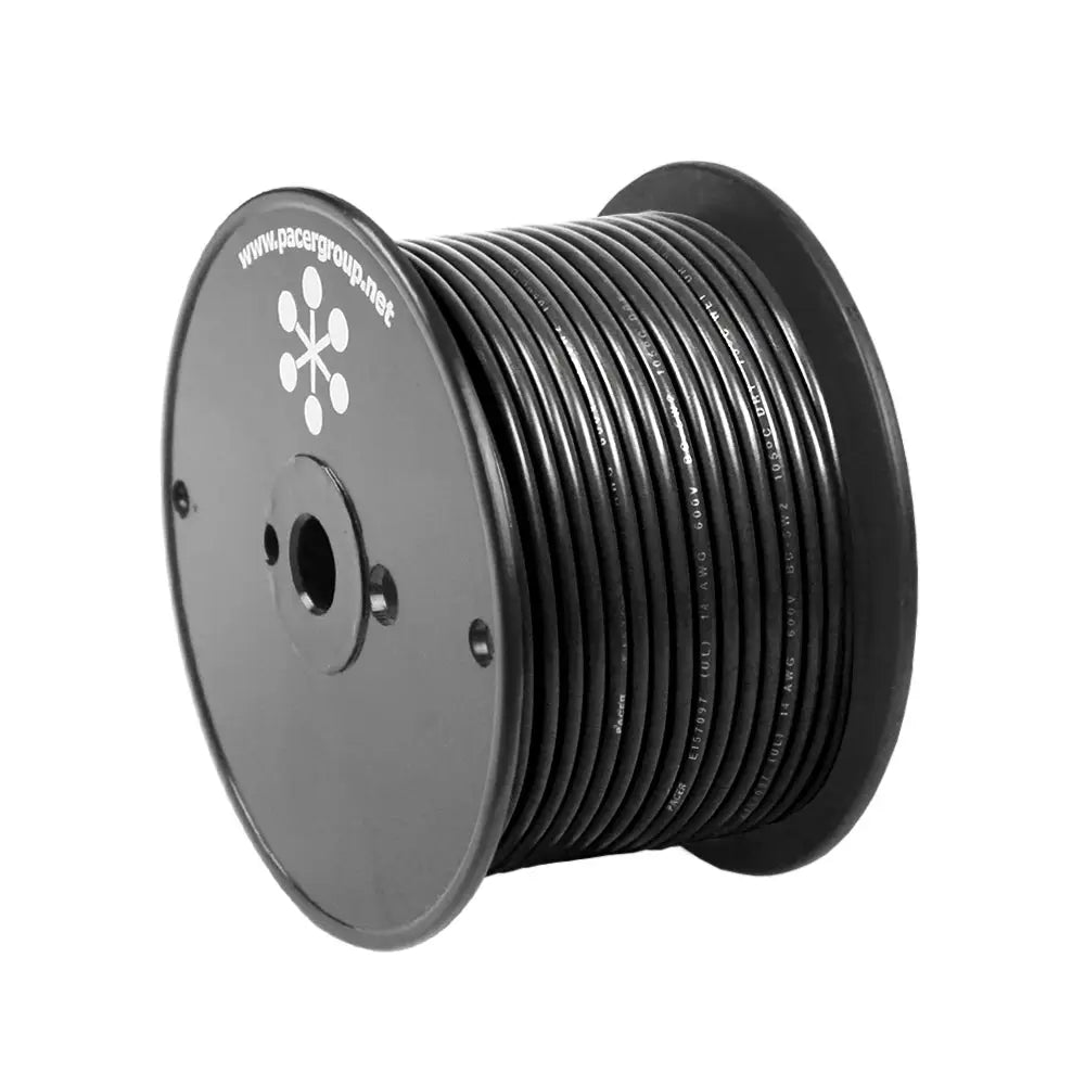 Pacer Black 14 AWG Primary Wire - 100 [WUL14BK-100] - Wire