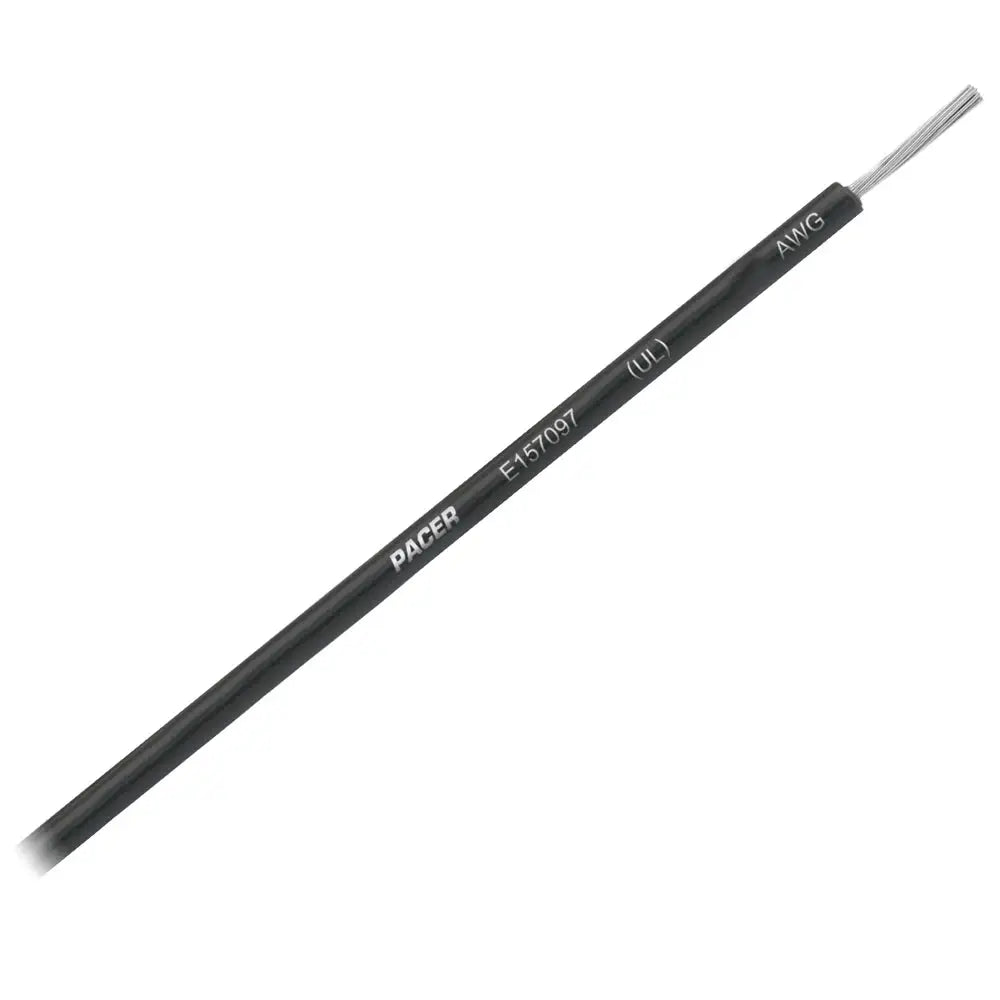 Pacer Black 8 AWG Primary Wire - 25 [WUL8BK-25] - Wire