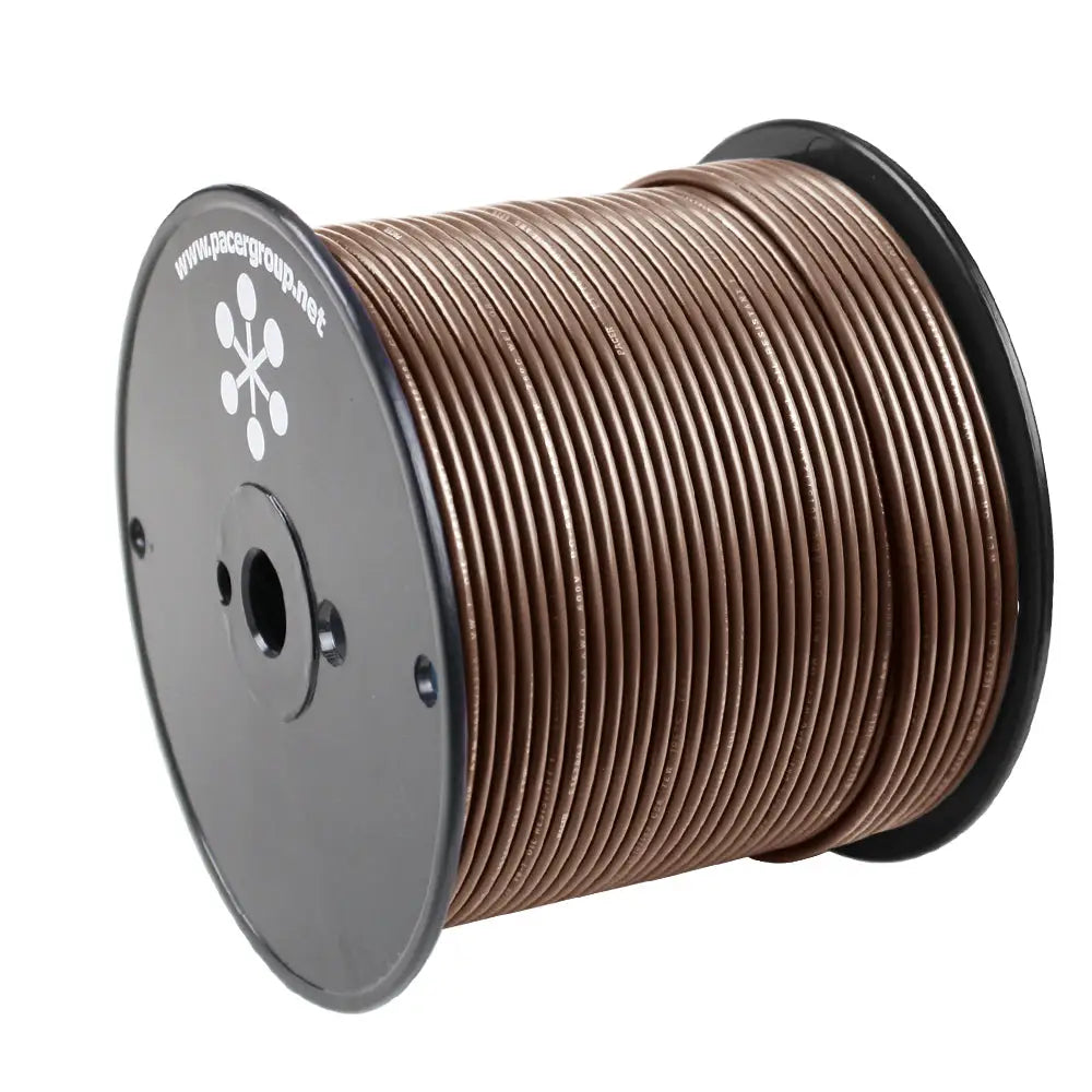 Pacer Brown 18 AWG Primary Wire - 500 [WUL18BR-500] - Wire