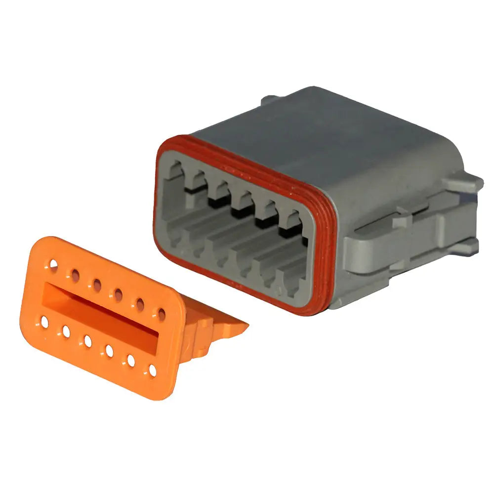 Pacer Deutsch DT Plug Wedge Lock Kit - 12 Position - 5 Pack [TDT06-12S-5] - Terminals