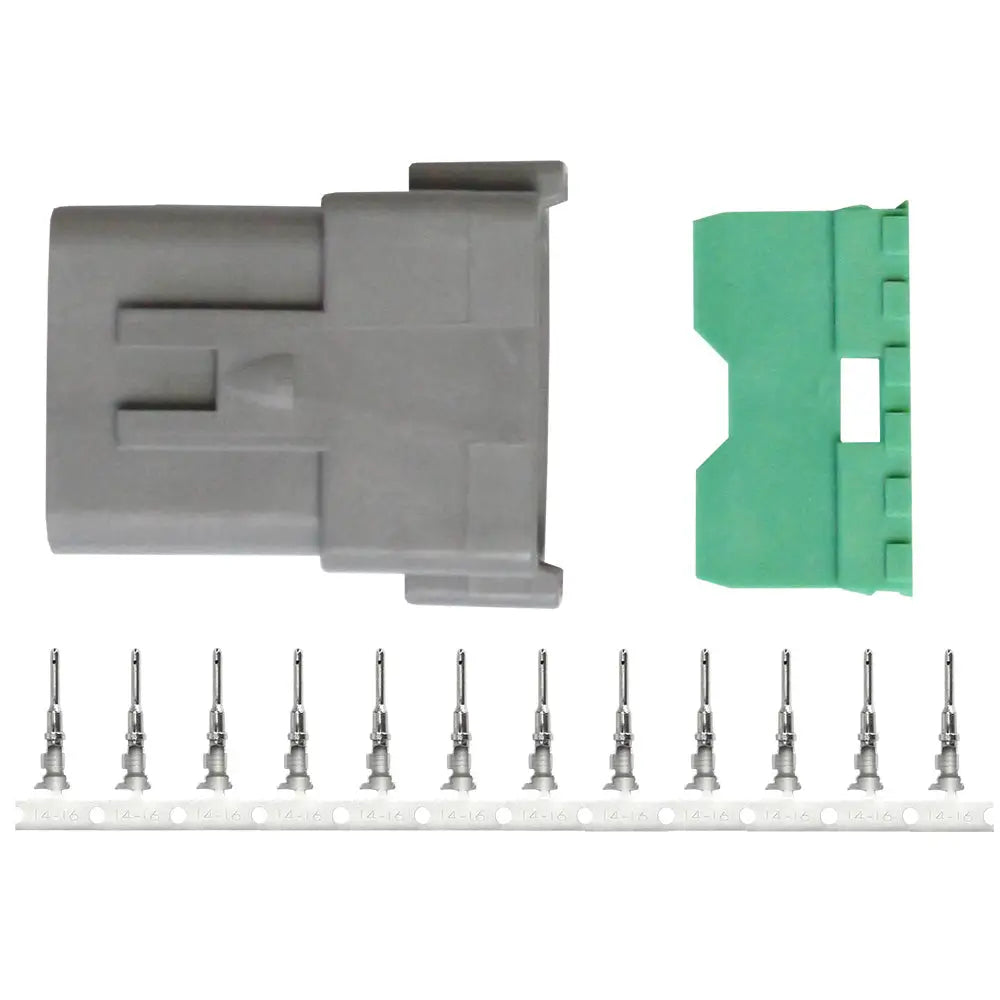Pacer DT Deutsch Receptacle Repair Kit - 14-18 AWG (12 Position) [TDT04F-12RP] - Terminals