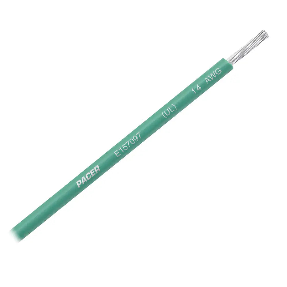 Pacer Green 14 AWG Primary Wire - 25’ [WUL14GN-25] - Wire
