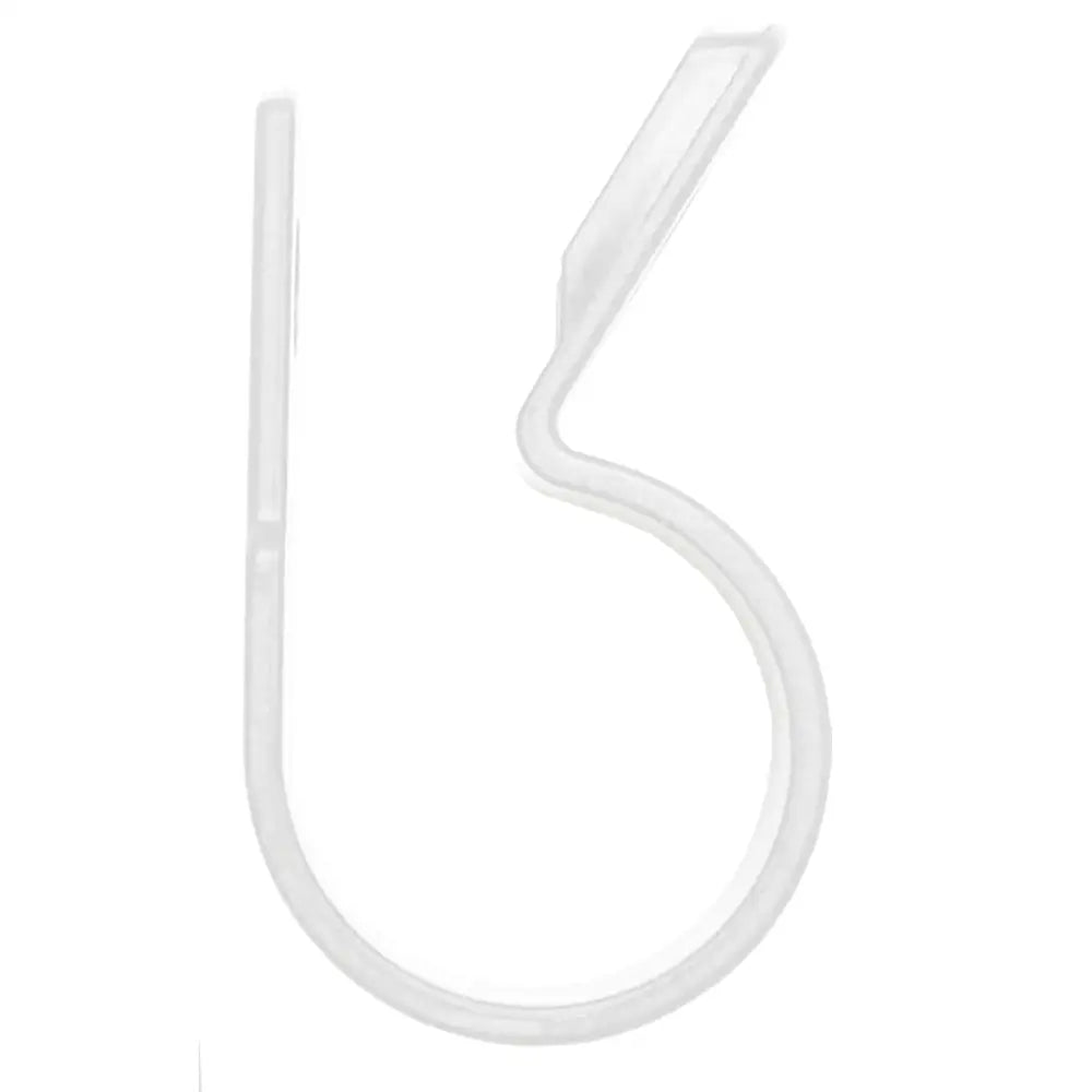 Pacer Nylon C-Clamps - 1/4’’ - Natural Color - 25 Pack [BCCH04-25] - Wire Management