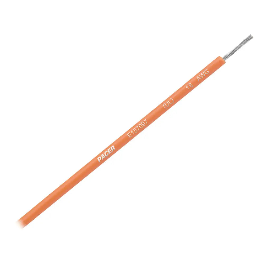 Pacer Orange 18 AWG UL Marine Wire - 35’ [WUL18OR-35] - Wire