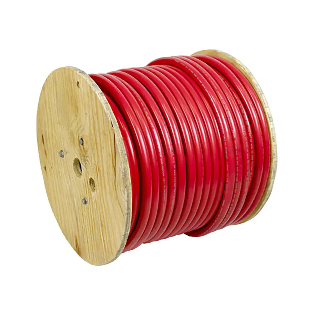 Pacer Red 1/0 AWG Battery Cable - 250’ [WUL1/0RD-250] - Wire