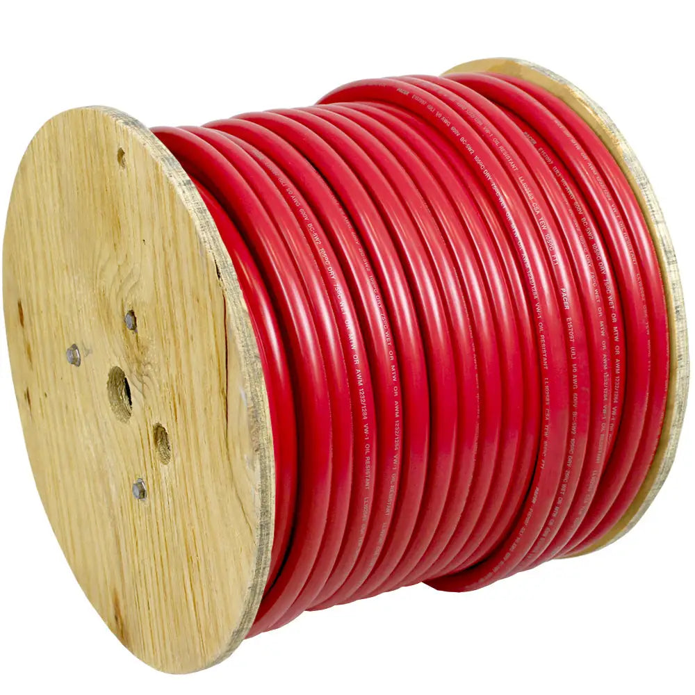 Pacer Red 2 AWG Battery Cable - 250 [WUL2RD-250] - Wire