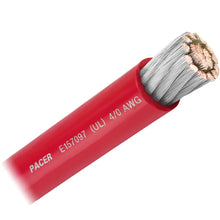 Pacer Red 4/0 AWG Battery Cable - Sold By The Foot [WUL4/0RD-FT] - Wire