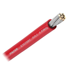 Pacer Red 4 AWG Battery Cable - Sold By The Foot [WUL4RD-FT] - Wire