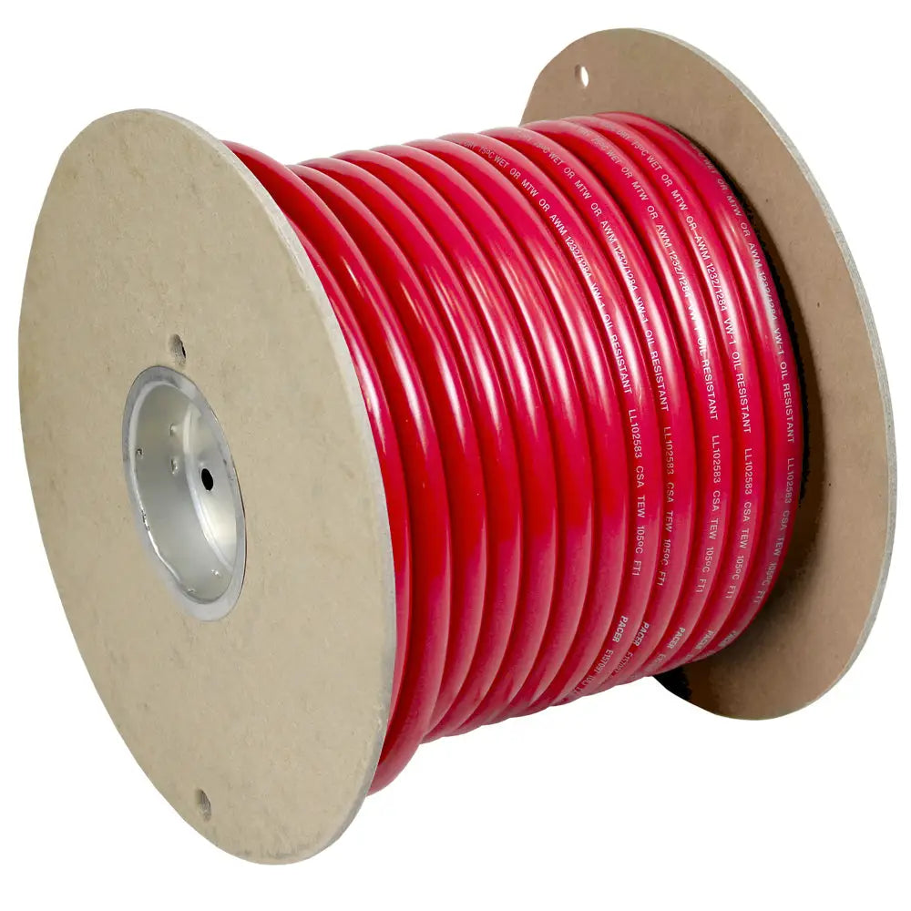 Pacer Red 6 AWG Battery Cable - 100 [WUL6RD-100] - Wire
