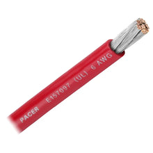 Pacer Red 6 AWG Battery Cable - Sold By The Foot [WUL6RD-FT] - Wire